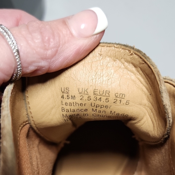 Franco Sarto Tan Suede Ankle Boots - Picture 7 of 7